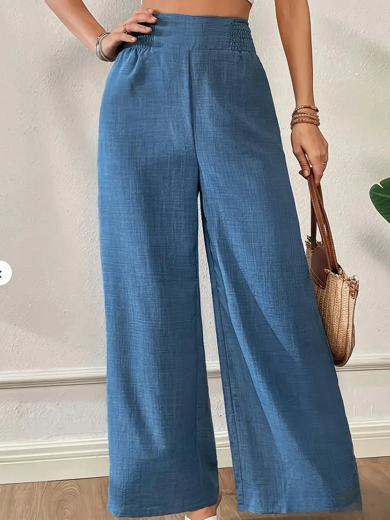 Léa | High-Waist Wijde Pantalon