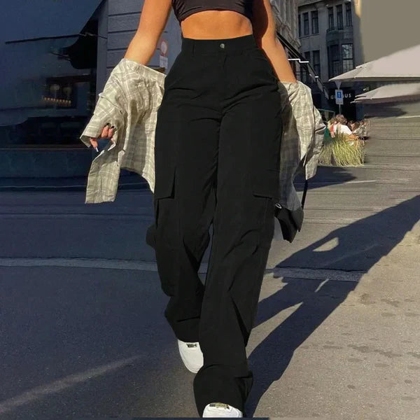 Talia | High-Waist Cargobroek