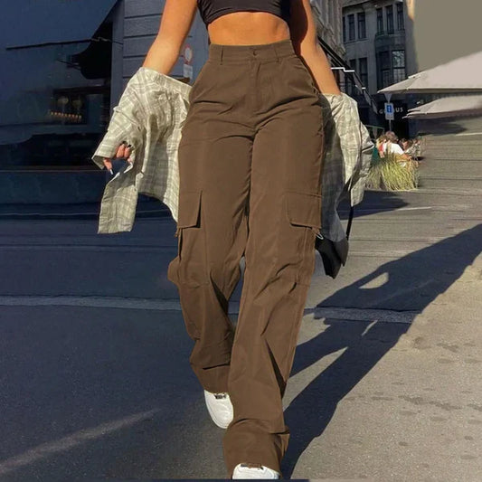 Talia | High-Waist Cargobroek