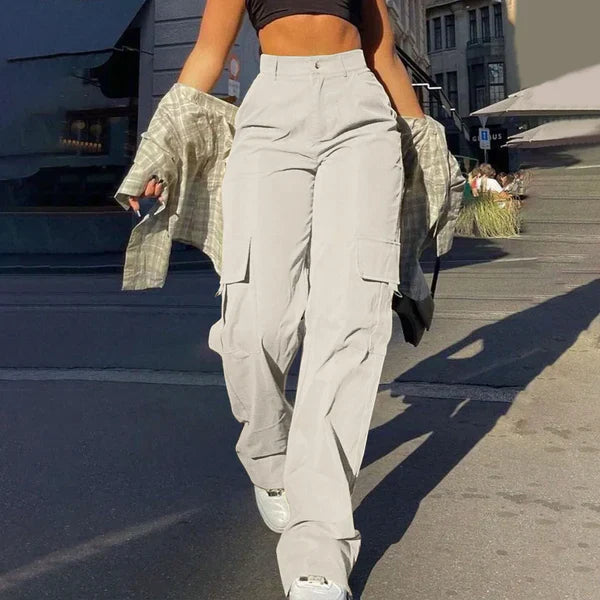 Talia | High-Waist Cargobroek
