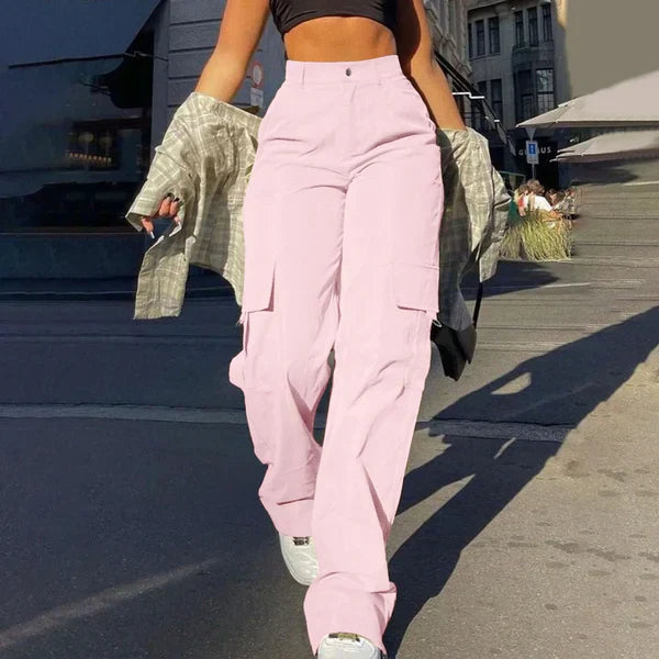 Talia | High-Waist Cargobroek