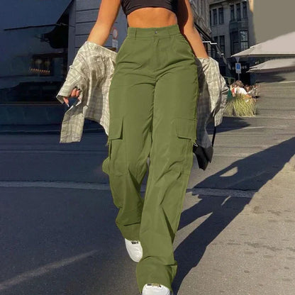 Talia | High-Waist Cargobroek