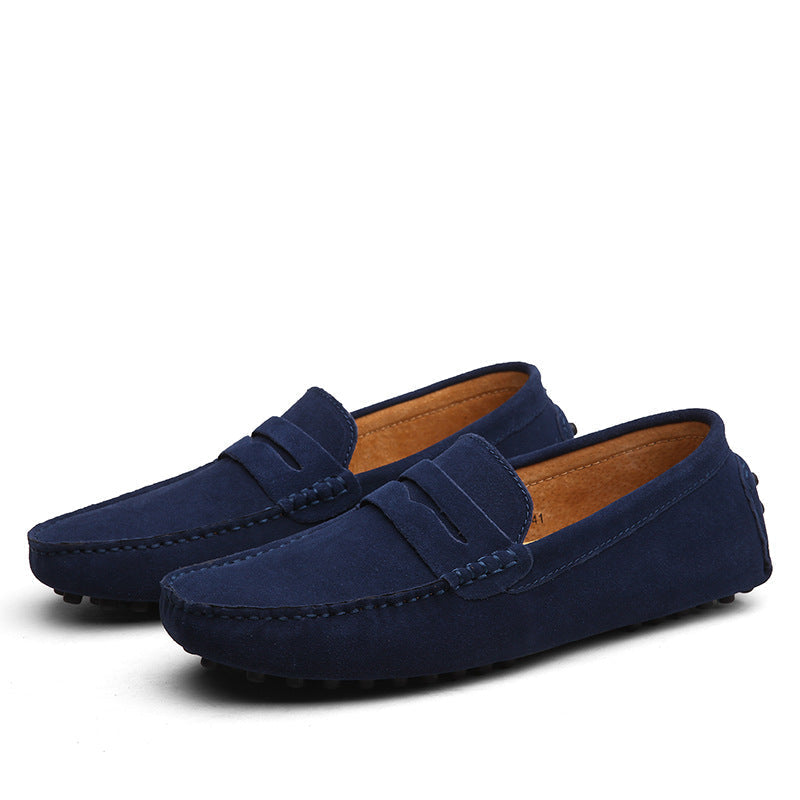 Marvello | Mocassins en daim pour hommes