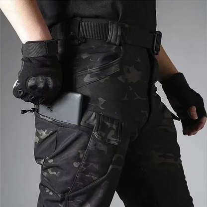 Maxim™ Water- en Winddichte Outdoor Set met Fleecevoering-Donkere Camo Broek