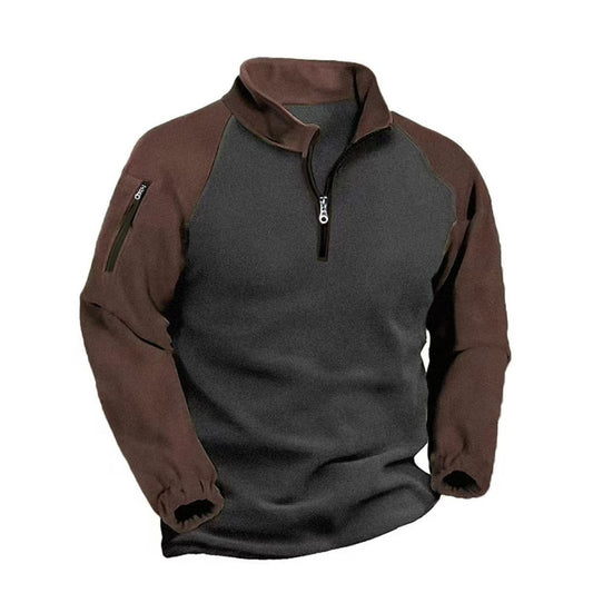 Hugo | Fleece Trui Quarter Zip Heren