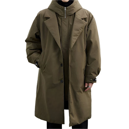 Corvian | Trenchcoat Met Capuchon