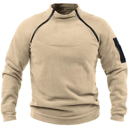Sentinel | Tactical Fleece Pullover met Rits en Armzakken