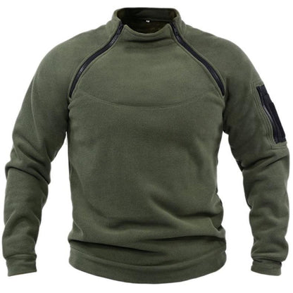 Sentinel | Tactical Fleece Pullover met Rits en Armzakken