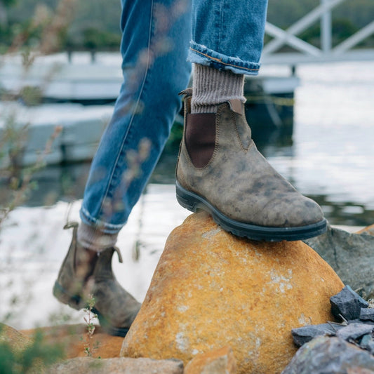 Chelsea Boots – Slip On with Rugged Sole