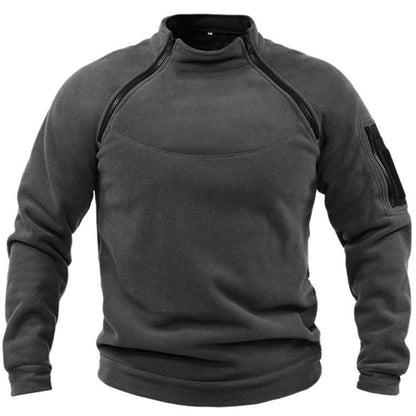 Sentinel | Tactical Fleece Pullover met Rits en Armzakken