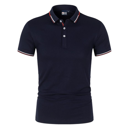 Dario | Polo met Contrasterende Boorden Heren