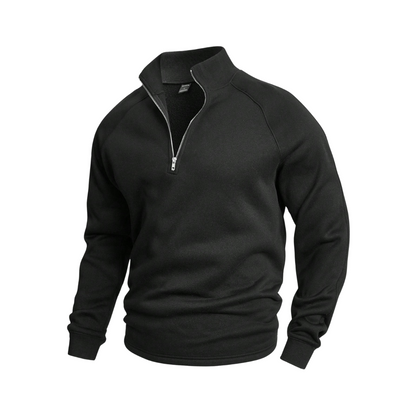 Milan | Herensweater met Halve Rits