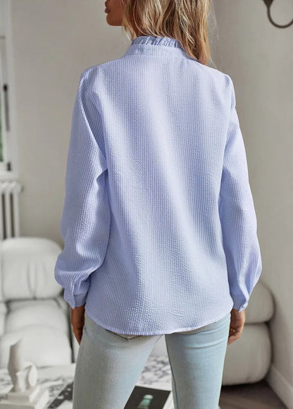 Linda™ | Mullet-Inspiratie Blouse met Verlengde Achterkant