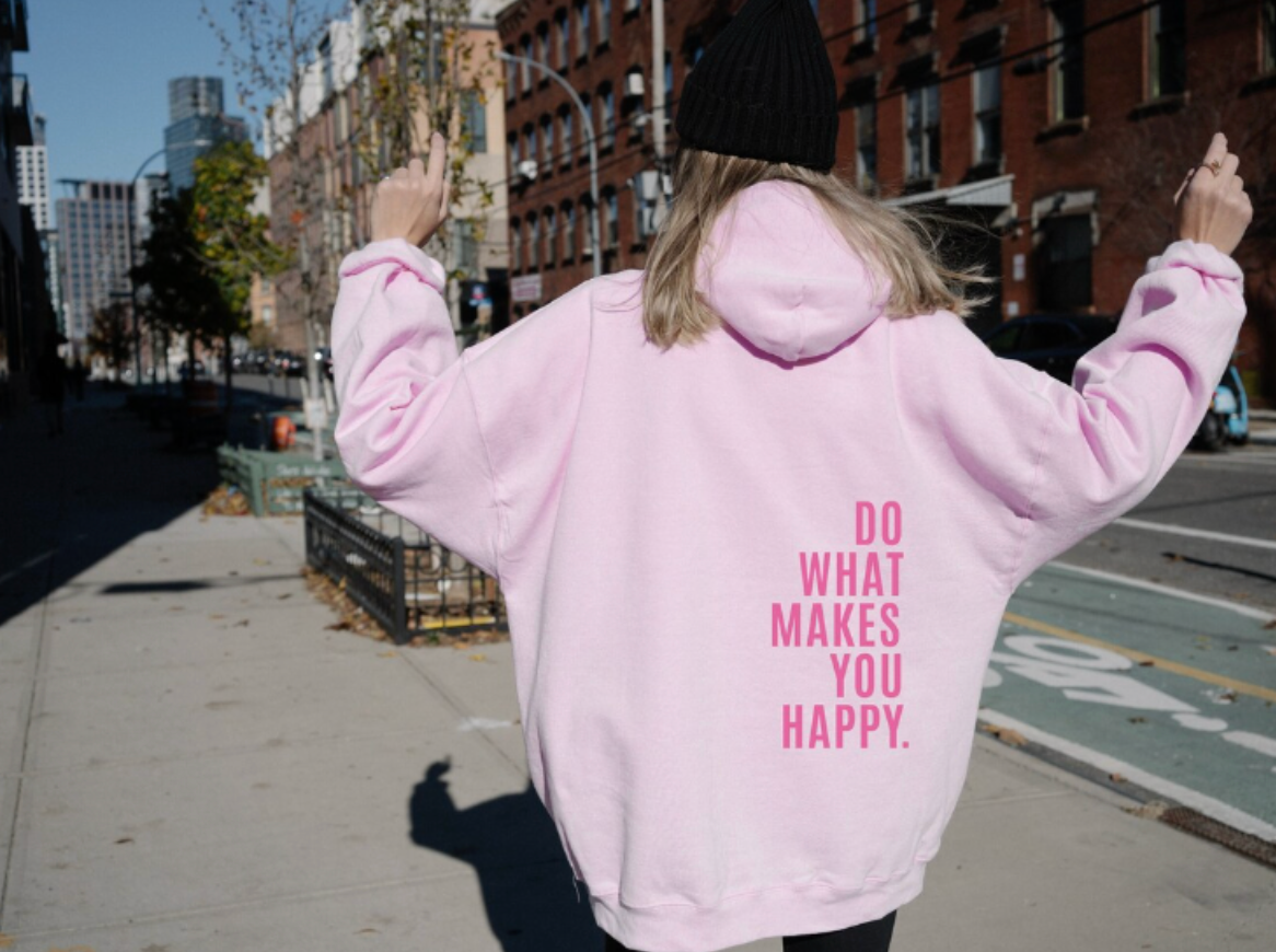 Maribel | Oversized Hoodie Met Capuchon & Inspirerende Tekstprint
