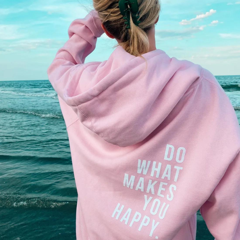 Maribel | Oversized Hoodie Met Capuchon & Inspirerende Tekstprint