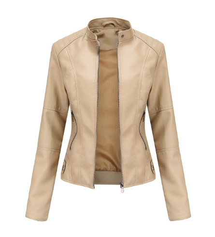 Isabella | Bikerjack Dames Kunstleer Met Getailleerde Pasvorm