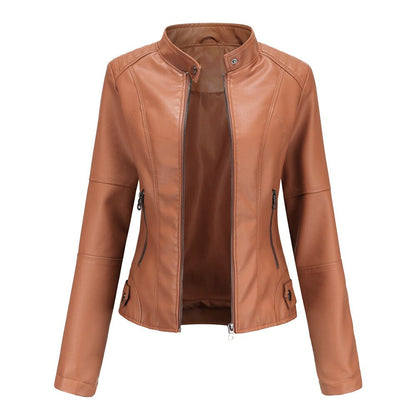 Isabella | Bikerjack Dames Kunstleer Met Getailleerde Pasvorm