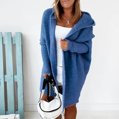 Marisol | Oversized Gebreide Cardigan Met Capuchon