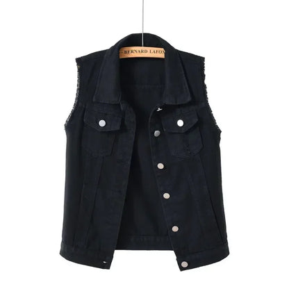 Riva | Mouwloos Denim Gilet Dames