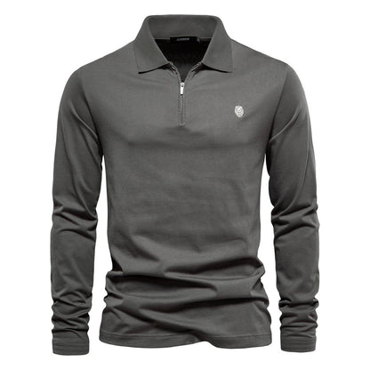 Lennart™ | Lange Mouwen Polo met Half-Zip en Modern Design