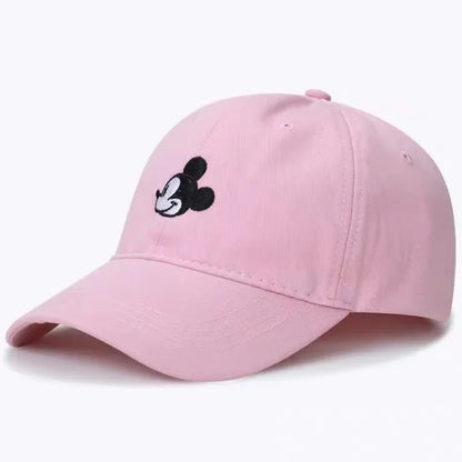 Mickey™ | Unisex Mickey Mouse Baseball Pet van Katoen met Cartoon Borduring | Verstelbaar en Casual Streetwear Accessoire