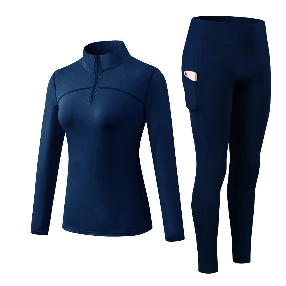 ThermaEssence™ | Wintersport Thermokleding Dames met Elastisch en Ademend Design