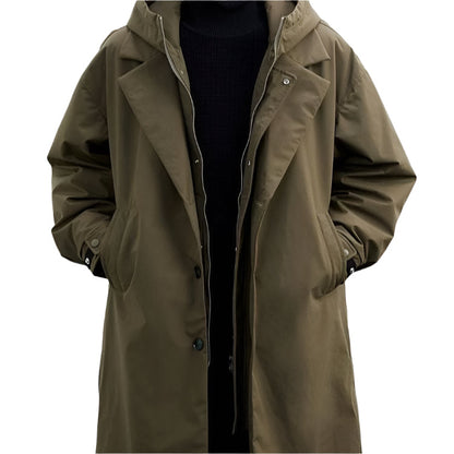 Corvian | Trenchcoat Met Capuchon