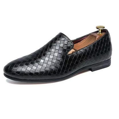 Nino™ | Heren Leren Tassel Loafers | Geweven