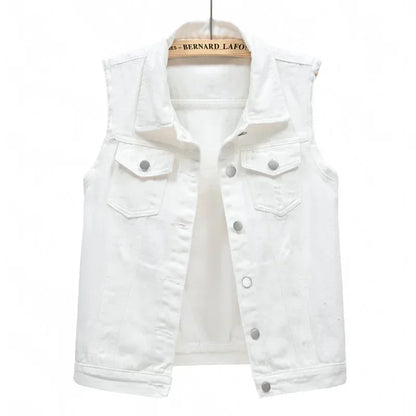 Riva | Mouwloos Denim Gilet Dames