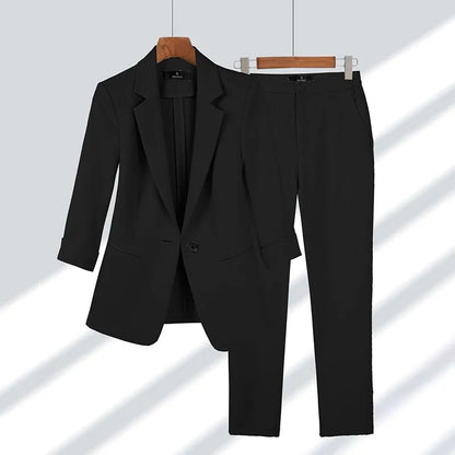 Odile™ | Luxe Blazer-Set met Koreaanse Verfijning en Perfecte Pasvorm