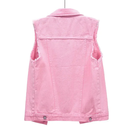 Riva | Mouwloos Denim Gilet Dames