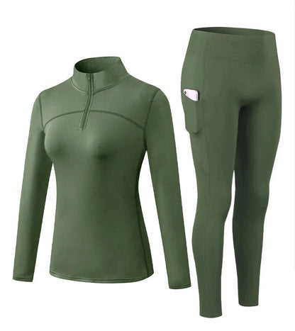 ThermaEssence™ | Wintersport Thermokleding Dames met Elastisch en Ademend Design