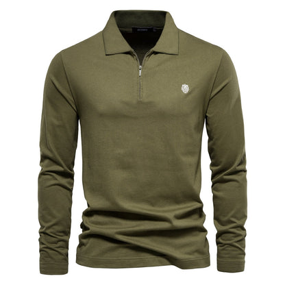 Lennart™ | Lange Mouwen Polo met Half-Zip en Modern Design