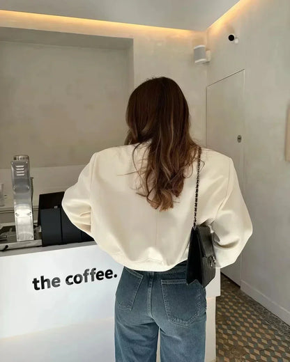 Nuvia | Cropped Minimalistische Jas