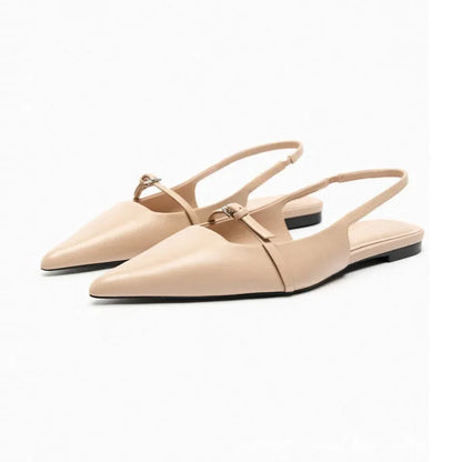 Elia | Minimalistische Slingback Flats Dames