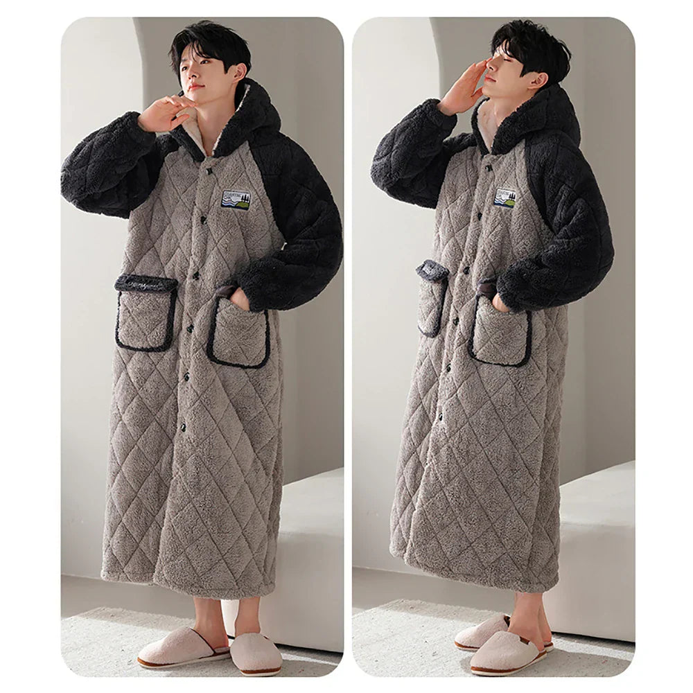 Lucien | Fleece Badjas Heren