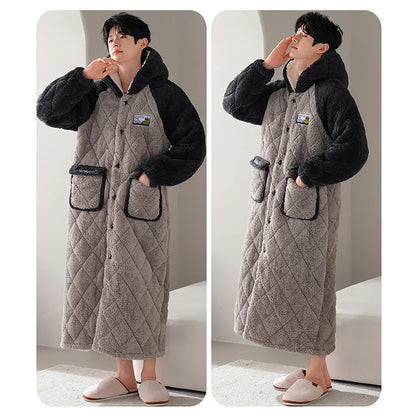 Lucien | Fleece Badjas Heren
