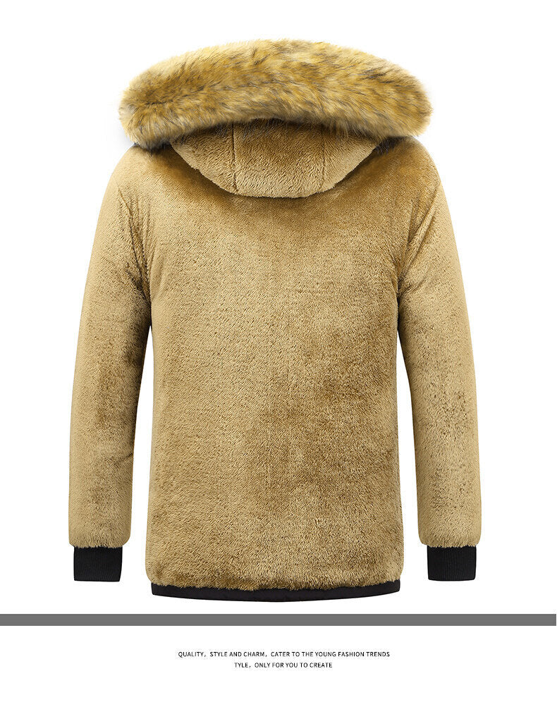 Para™ | Luxe Heren Parka Winterjas met Teddyvoering en Bonte Capuchon