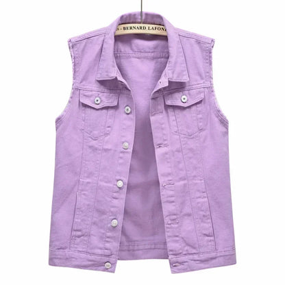 Riva | Mouwloos Denim Gilet Dames