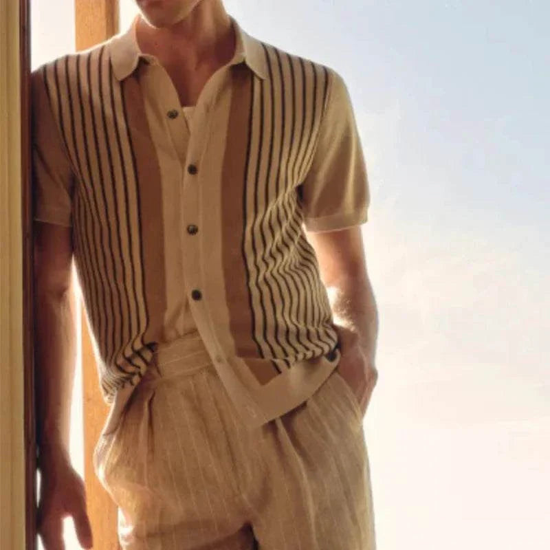 Darian | Gebreid Zomershirt Heren