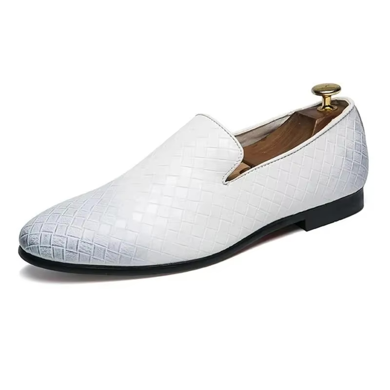 Nino™ | Heren Leren Tassel Loafers | Geweven