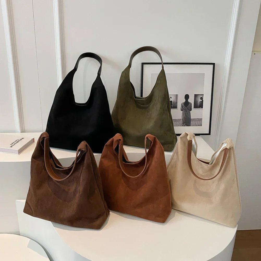 Venice™ | Dames Ruime Luxe Suède Tote Bag | Schoudertas