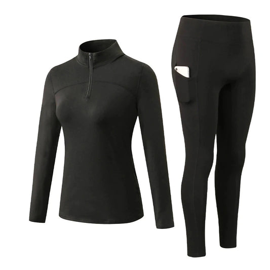 ThermaEssence™ | Wintersport Thermokleding Dames met Elastisch en Ademend Design