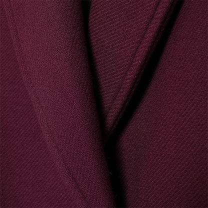 Isolde | Bordeaux Lange Mantel