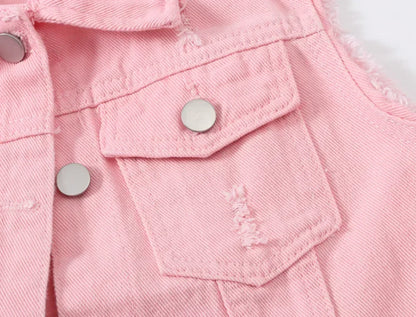 Riva | Mouwloos Denim Gilet Dames