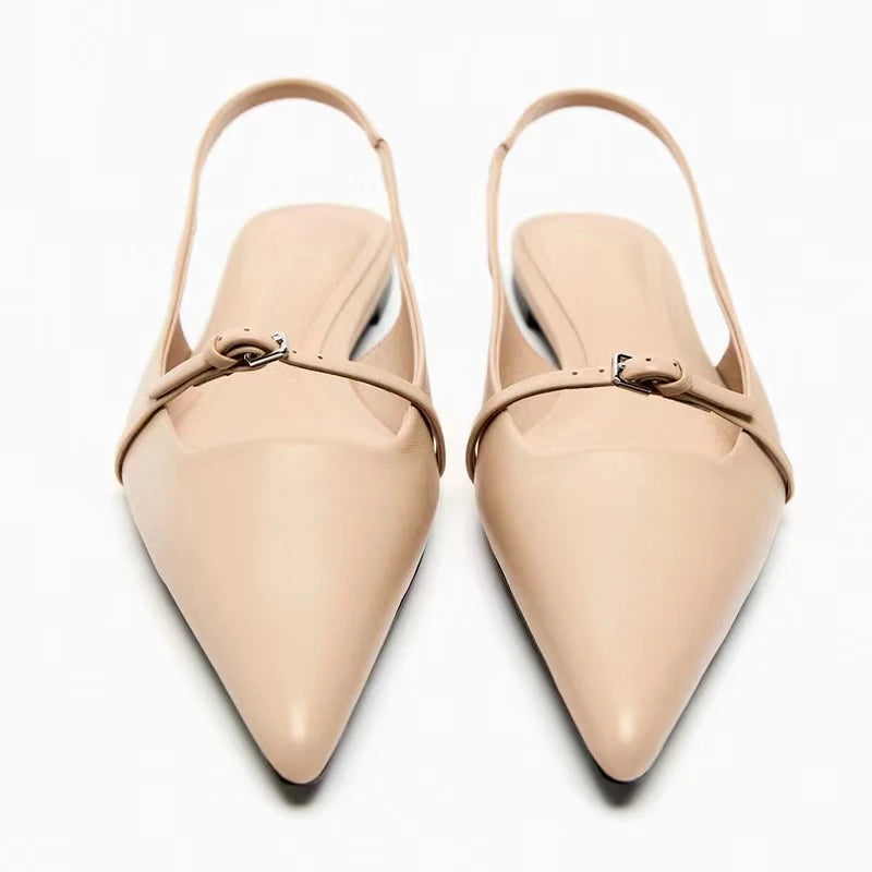 Elia | Minimalistische Slingback Flats Dames
