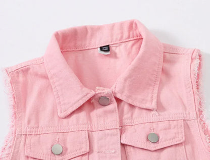 Riva | Mouwloos Denim Gilet Dames