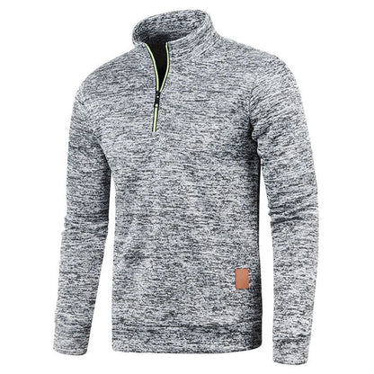 Sebastien™ | Sweatshirt met Halve Rits en Verfijnde Pasvorm voor de Moderne Man