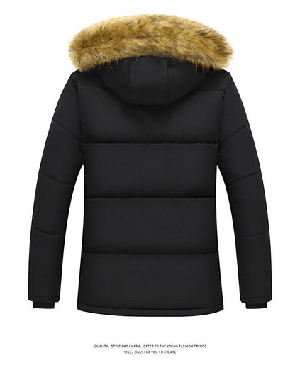 Para™ | Luxe Heren Parka Winterjas met Teddyvoering en Bonte Capuchon