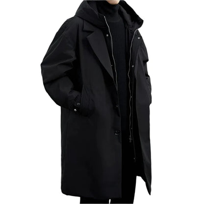 Corvian | Trenchcoat Met Capuchon